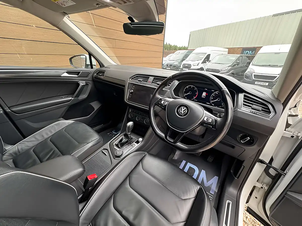 Used 2017 Volkswagen Tiguan Sel White - Interior and Exterior details 13