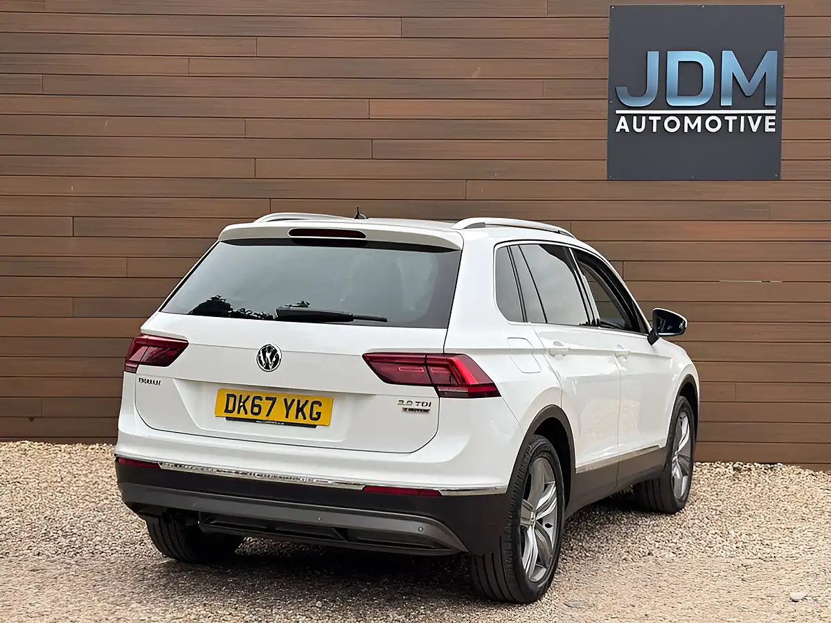 Used 2017 Volkswagen Tiguan Sel White - Interior and Exterior details 3