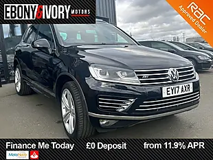 Used 2017 Volkswagen Touareg R-Line Plus Deep Black Metallic - Interior and Exterior details 8