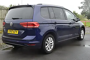 Used 2017 Volkswagen Touran Se Blue - Interior and Exterior details 6