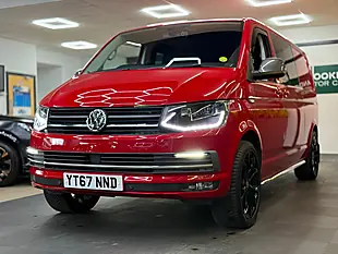 Used 2017 Volkswagen Transporter T30 H-Ln Lwb Cvn Red - Interior and Exterior details 5
