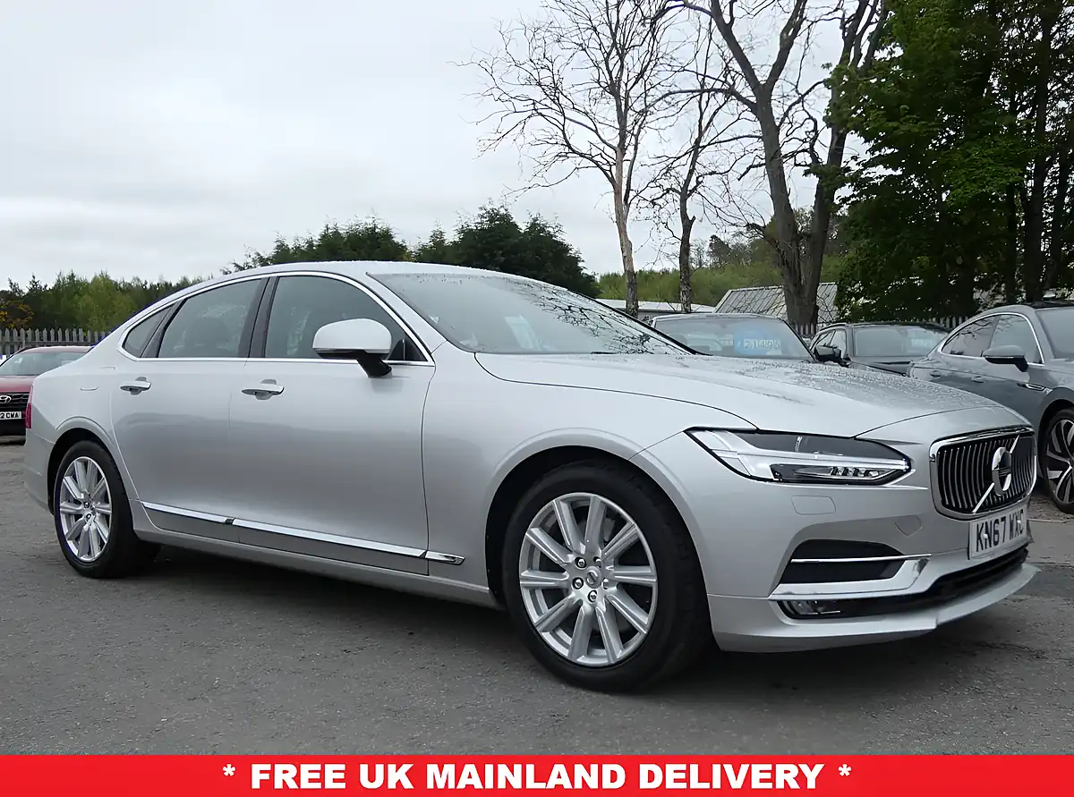 Used 2017 Volvo S90 Inscription Bright Silver - Front View