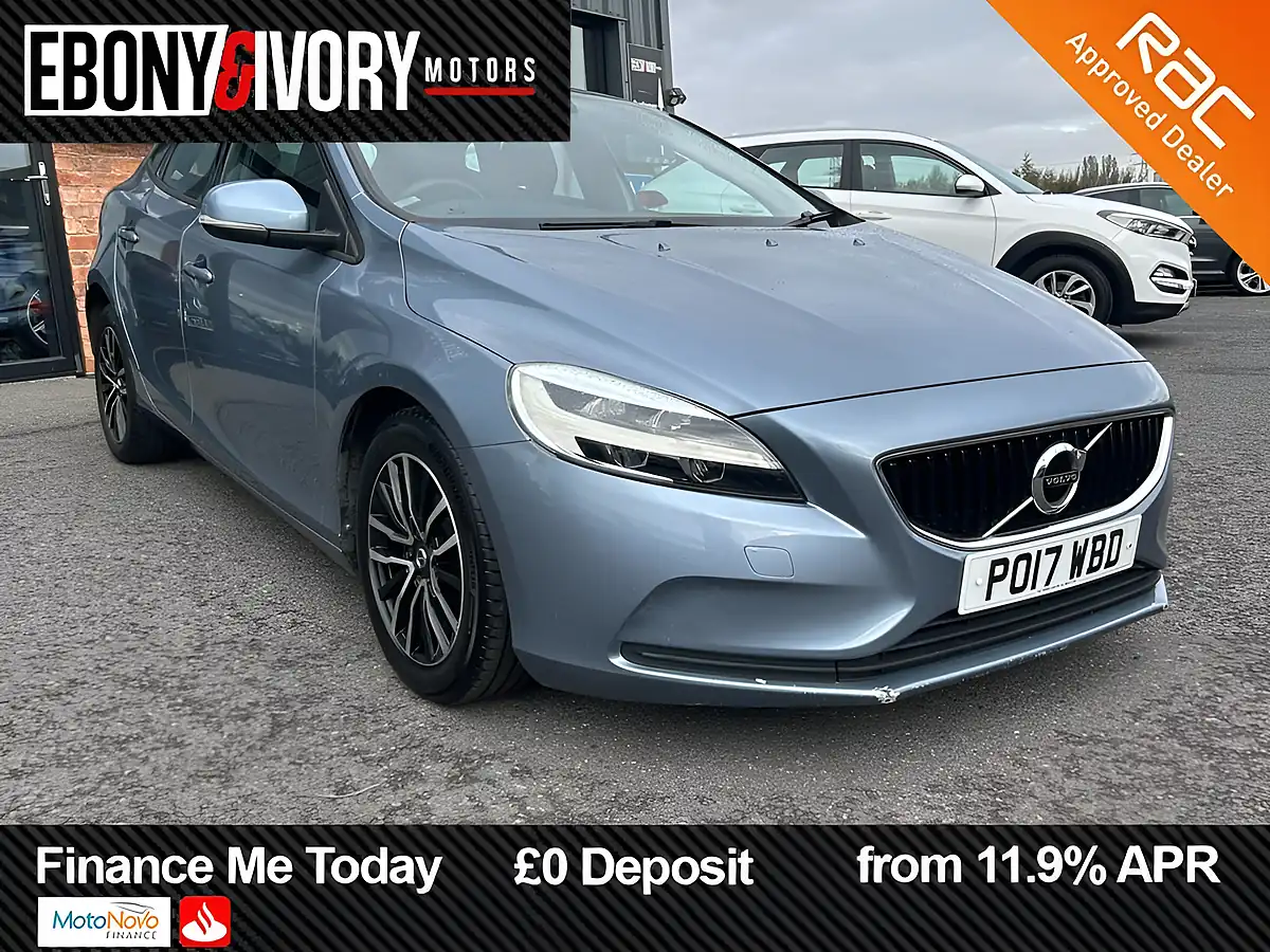 Used 2017 Volvo V40 Momentum Mussel Blue - Interior and Exterior details 8