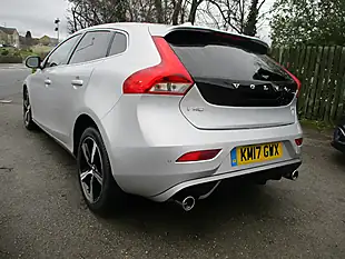Used 2017 Volvo V40 R-Design Bright Silver - Interior and Exterior details 6