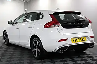 Used 2017 Volvo V40 R-Design Nav Plus White - Interior and Exterior details 9