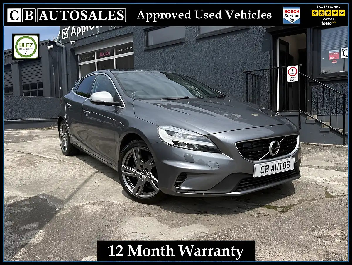 Used 2017 Volvo V40 R-Design Pro Grey - Front View