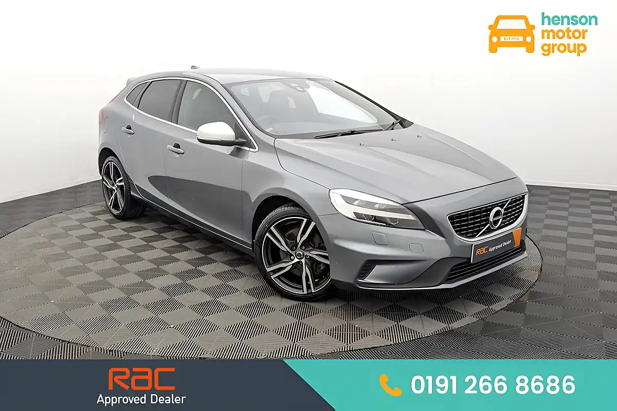 Used 2017 Volvo V40 R-Design Pro Osmium Grey - Front View