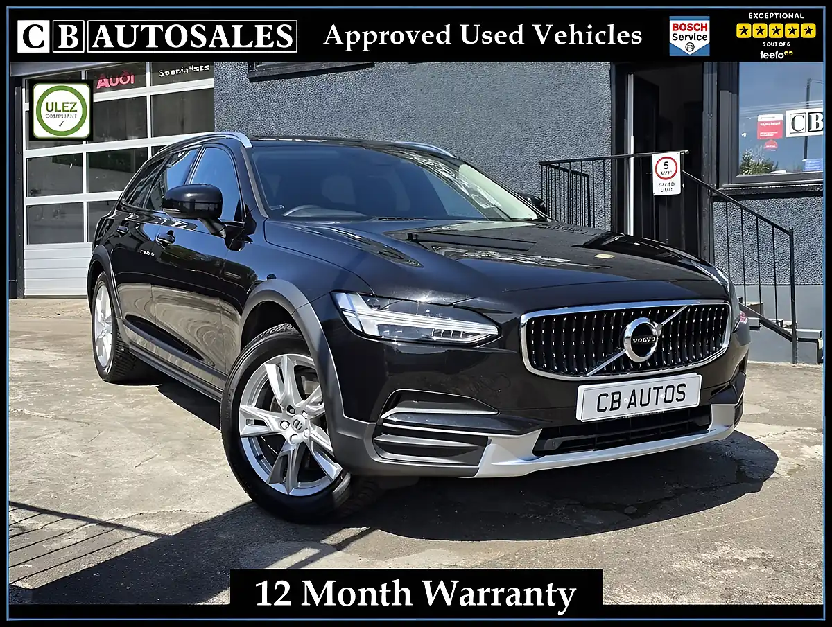 Used 2017 Volvo V90 Cross Country Black - Front View