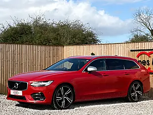 Used 2017 Volvo V90 R-Design Red - Interior and Exterior details 3