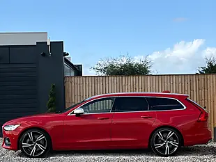 Used 2017 Volvo V90 R-Design Red - Interior and Exterior details 4