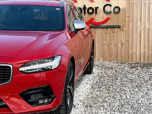 Used 2017 Volvo V90 R-Design Red - Interior and Exterior details 5