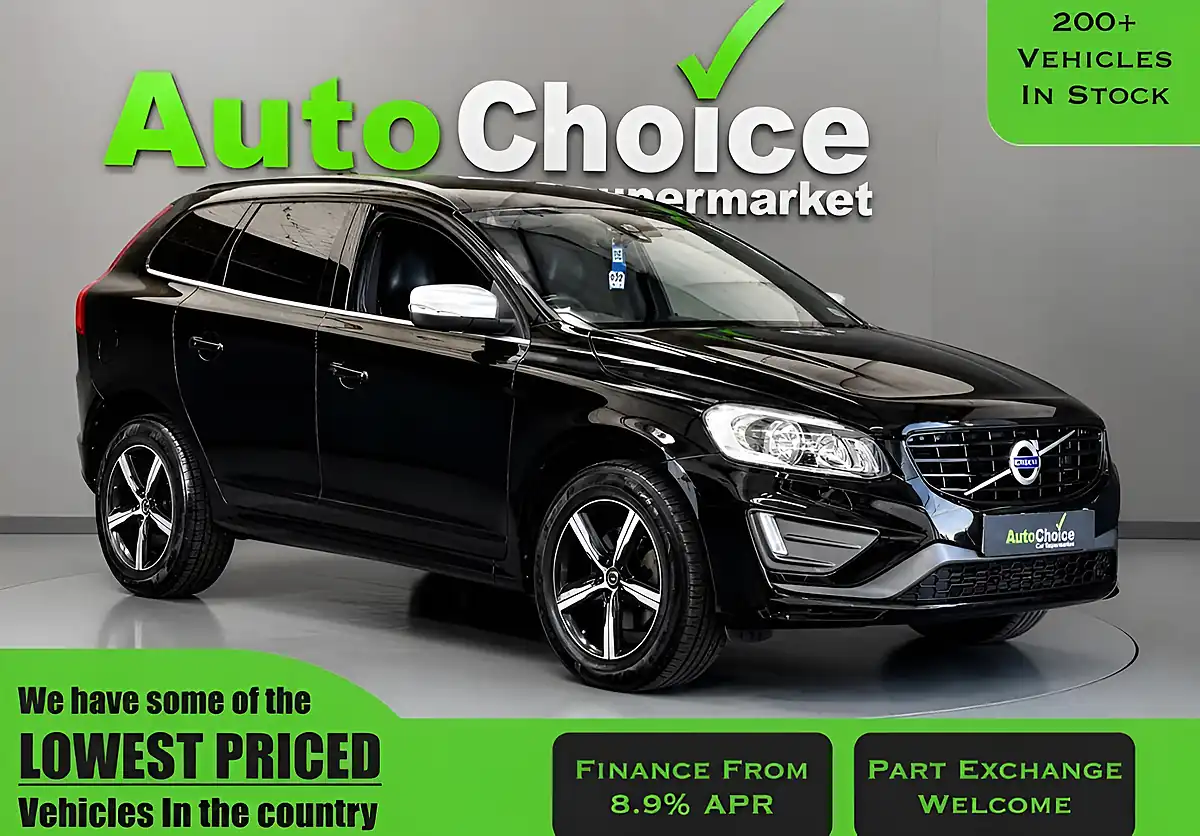 Used 2017 Volvo XC60 R-Design Nav Onyx Black - Front View