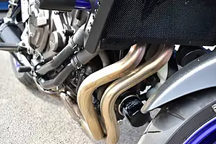 Used 2017 Yamaha MT-07 Silver - Interior and Exterior details 12