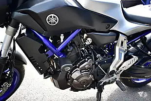 Used 2017 Yamaha MT-07 Silver - Interior and Exterior details 15
