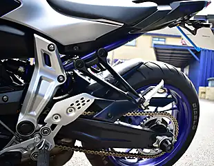 Used 2017 Yamaha MT-07 Silver - Interior and Exterior details 17