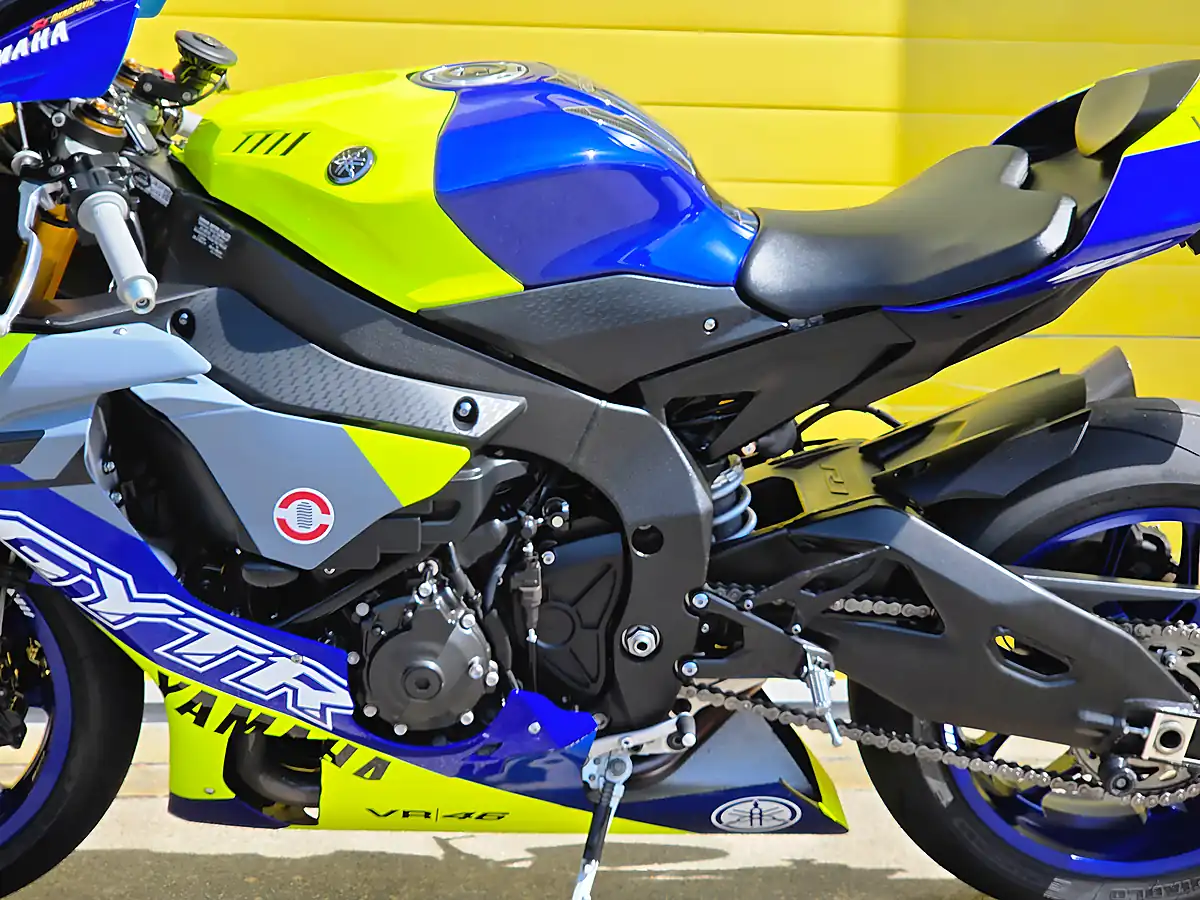 Used 2017 Yamaha R1 Gytr Rossi Replica Blue - Interior and Exterior details 16
