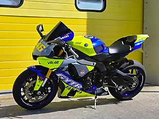 Used 2017 Yamaha R1 Gytr Rossi Replica Blue - Interior and Exterior details 7