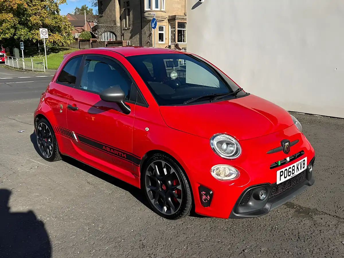 Used 2018 Abarth 595 Competizione Abarth Red - Interior and Exterior details 10