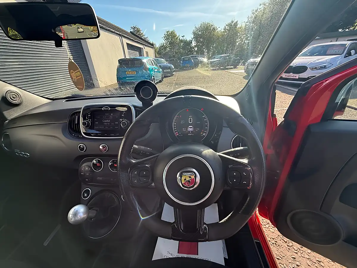 Used 2018 Abarth 595 Competizione Abarth Red - Interior and Exterior details 12