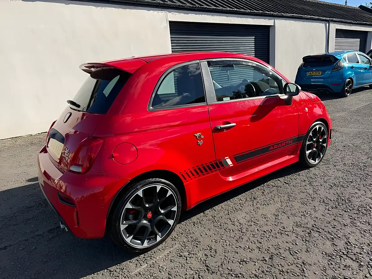 Used 2018 Abarth 595 Competizione Abarth Red - Interior and Exterior details 3