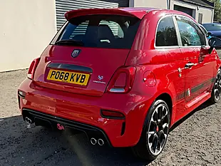 Used 2018 Abarth 595 Competizione Abarth Red - Interior and Exterior details 4