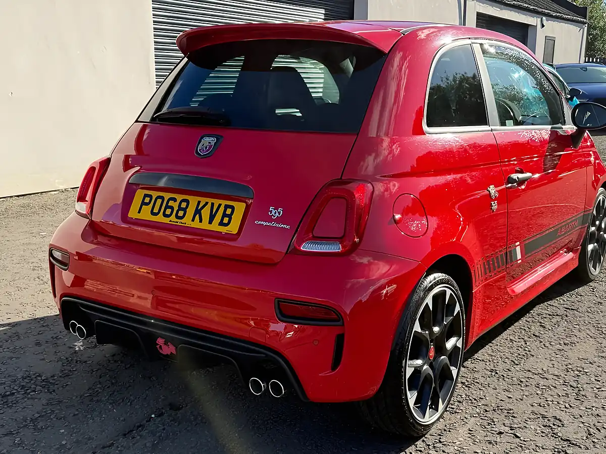 Used 2018 Abarth 595 Competizione Abarth Red - Interior and Exterior details 4