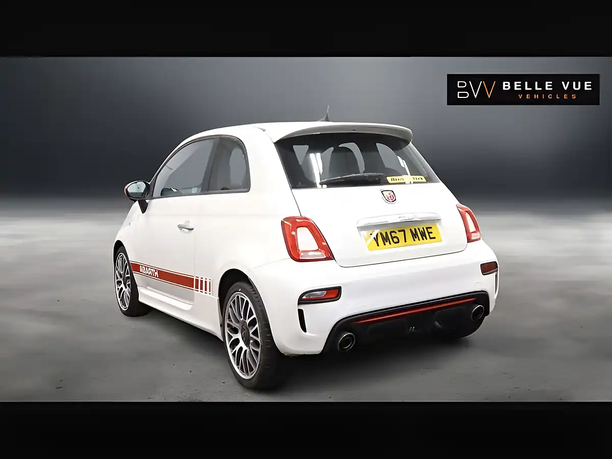 Used 2018 Abarth 595 Gara White - Interior and Exterior details 4