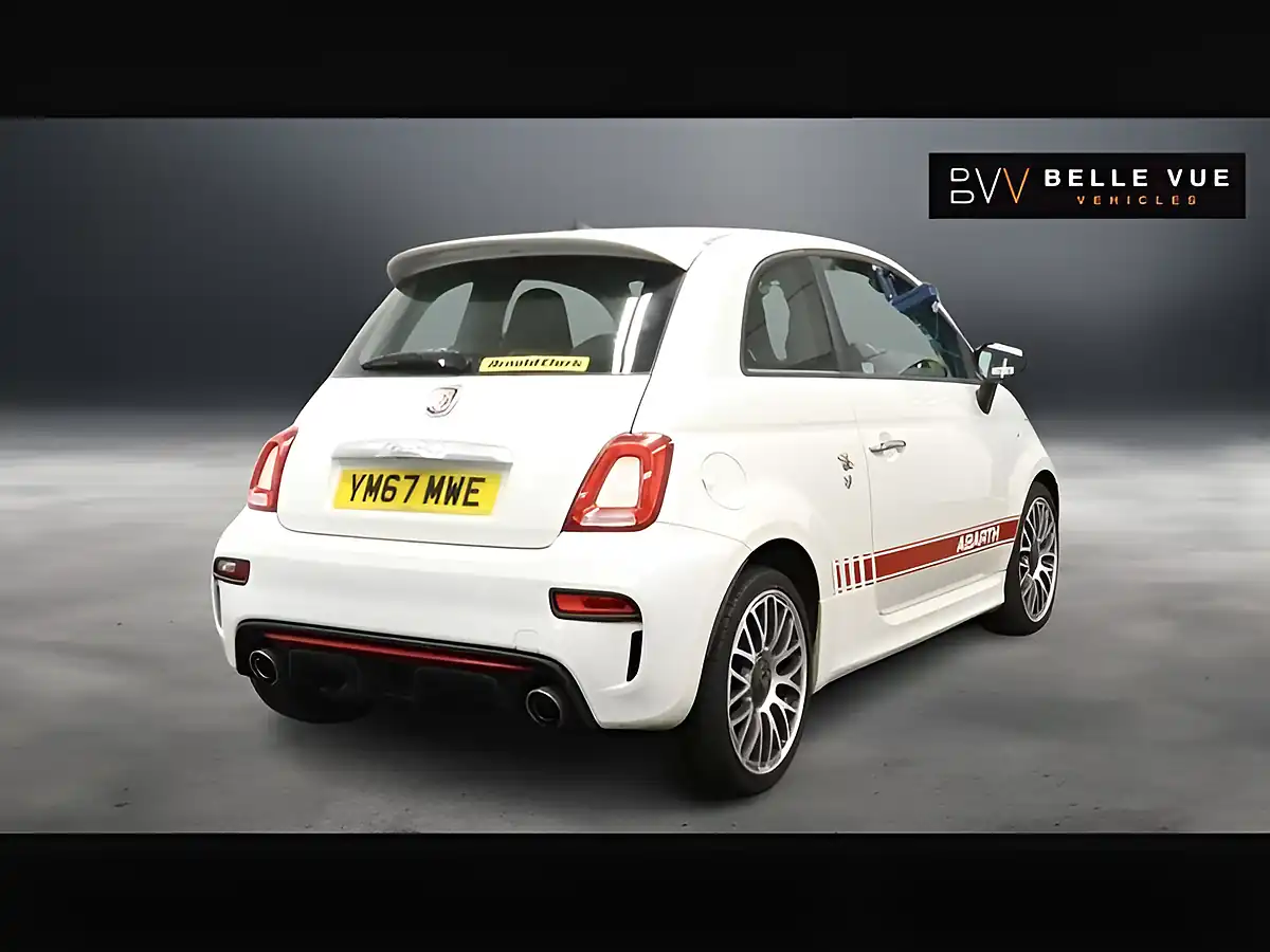 Used 2018 Abarth 595 Gara White - Interior and Exterior details 5
