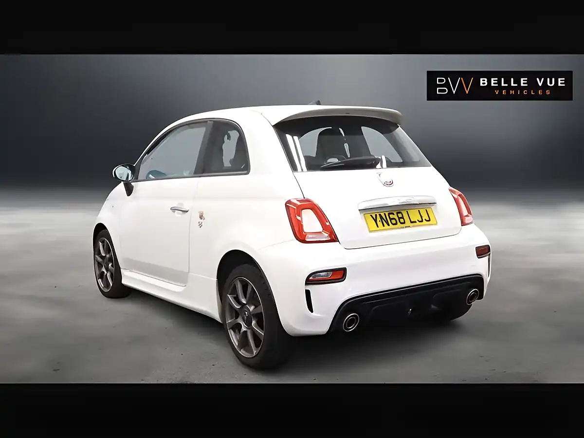 Used 2018 Abarth 595 Gara White - Interior and Exterior details 8