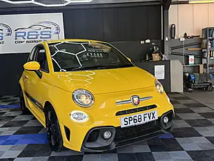 Used 2018 Abarth 595 Modena Yellow - Interior and Exterior details 12