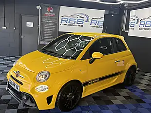 Used 2018 Abarth 595 Modena Yellow - Interior and Exterior details 14
