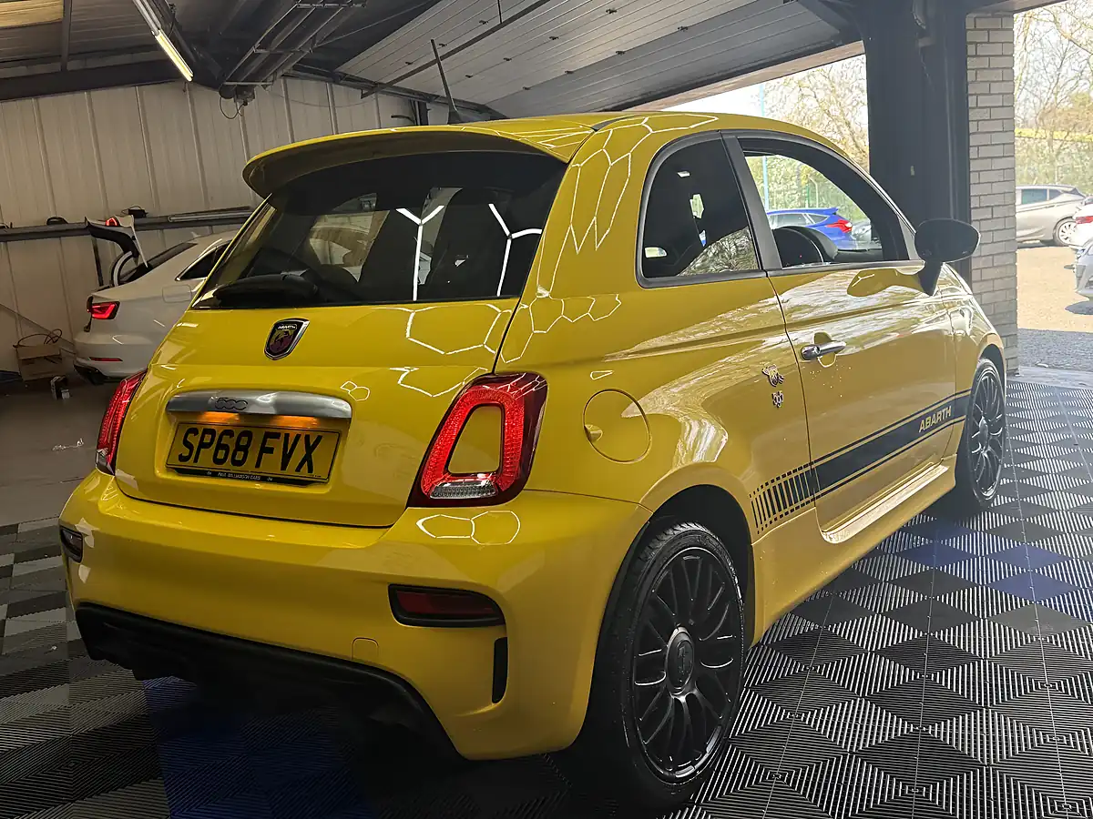 Used 2018 Abarth 595 Modena Yellow - Interior and Exterior details 17