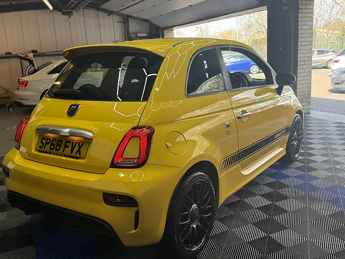 Used 2018 Abarth 595 Modena Yellow - Interior and Exterior details 18