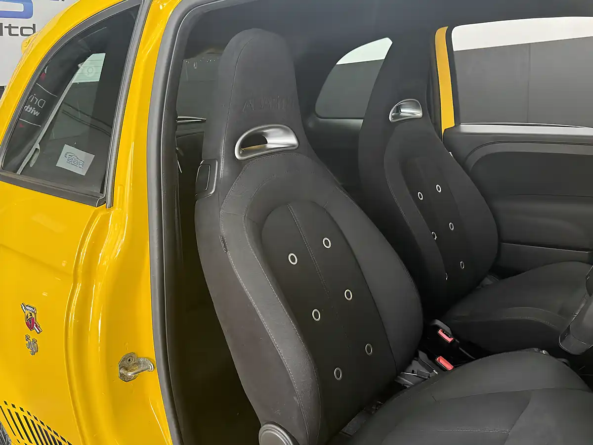 Used 2018 Abarth 595 Modena Yellow - Interior and Exterior details 5