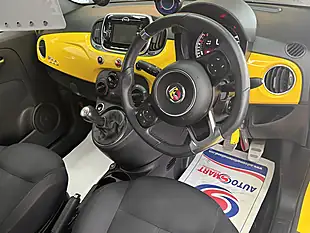 Used 2018 Abarth 595 Modena Yellow - Interior and Exterior details 6