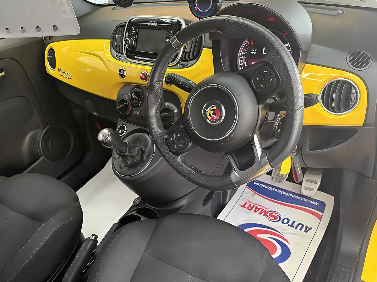 Used 2018 Abarth 595 Modena Yellow - Interior and Exterior details 6