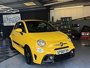 Used 2018 Abarth 595 Modena Yellow - Interior and Exterior details 9