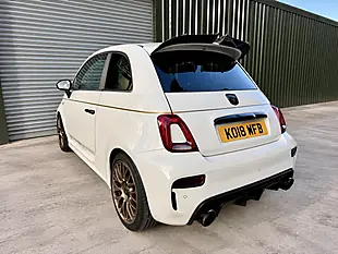 Used 2018 Abarth 595 White - Interior and Exterior details 11