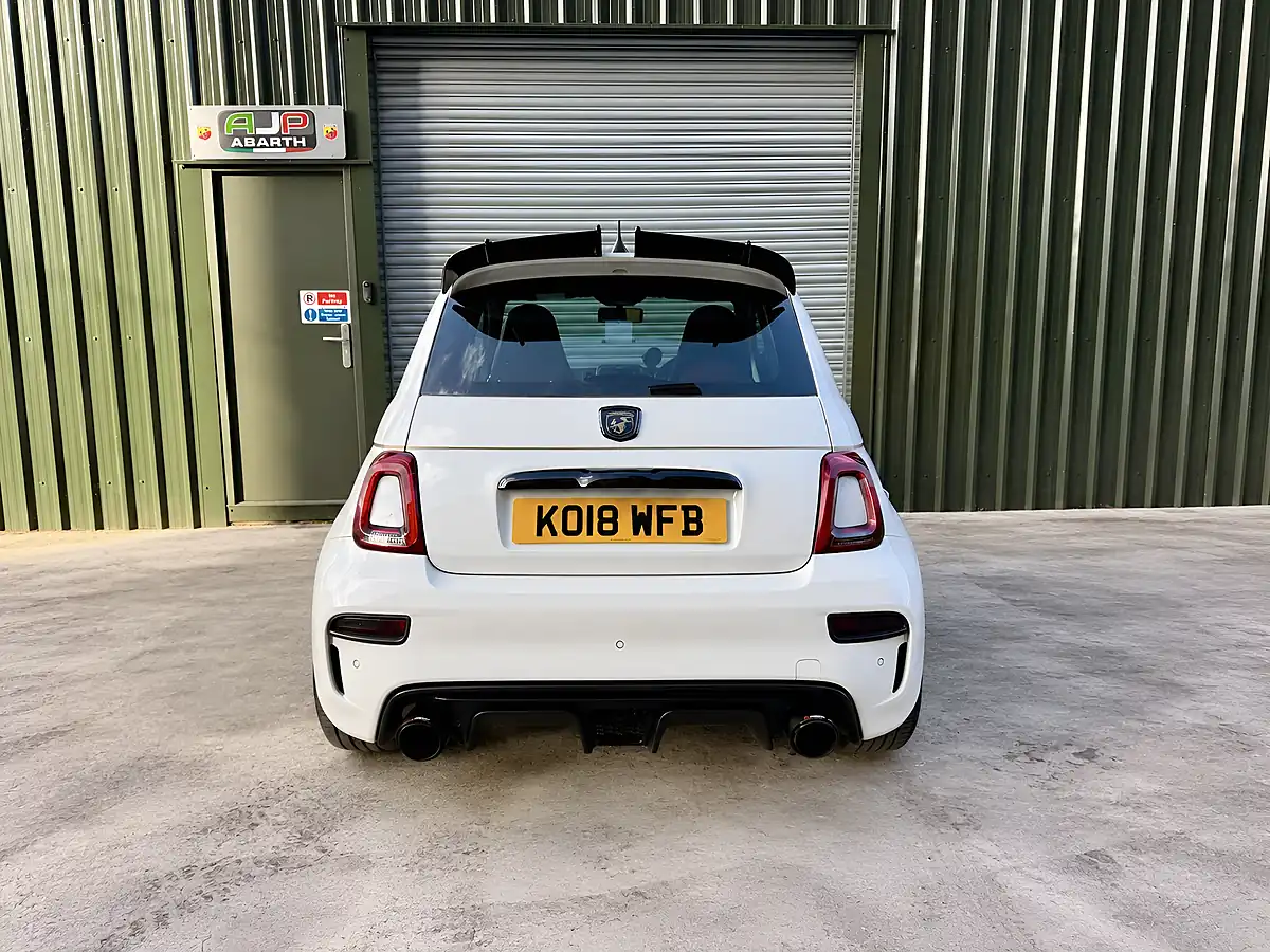Used 2018 Abarth 595 White - Interior and Exterior details 3