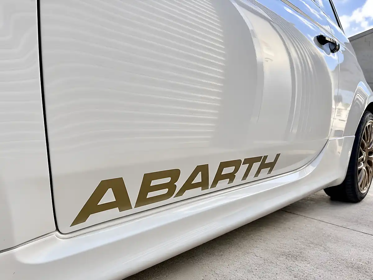 Used 2018 Abarth 595 White - Interior and Exterior details 8