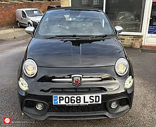 Used 2018 Abarth 595C Turismo Scorpione Black - Interior and Exterior details 6