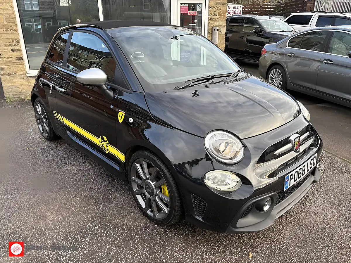 Used 2018 Abarth 595C Turismo Scorpione Black - Interior and Exterior details 7