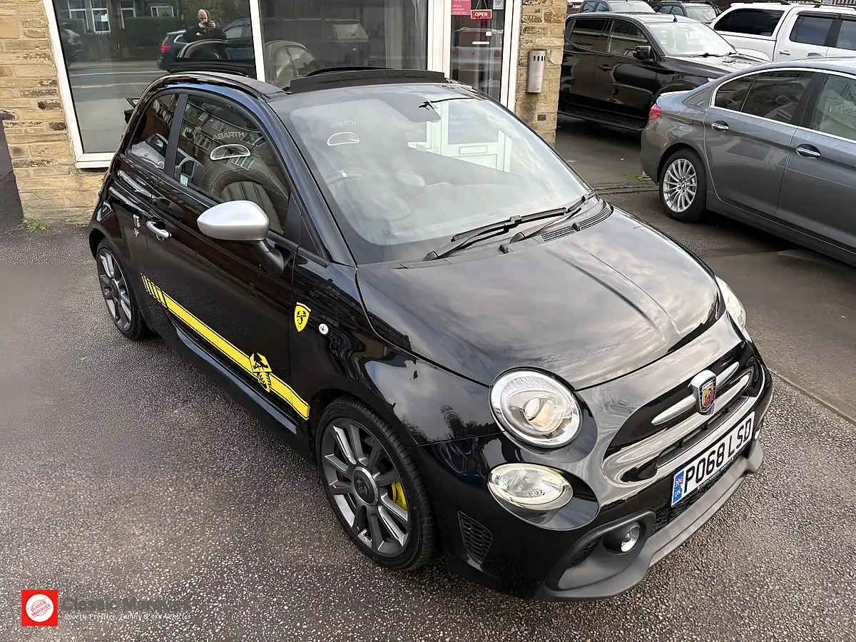 Used 2018 Abarth 595C Turismo Scorpione Black - Interior and Exterior details 8