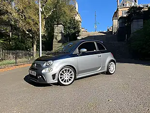 Used 2018 Abarth 695 Rivale Cabrio Riva Blue/Grey - Interior and Exterior details 16