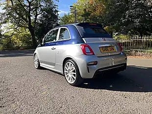 Used 2018 Abarth 695 Rivale Cabrio Riva Blue/Grey - Interior and Exterior details 3