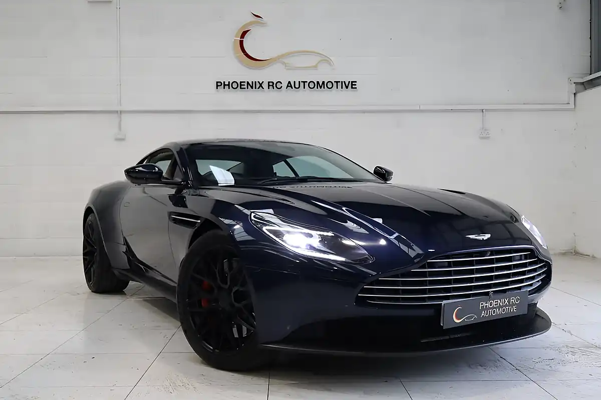 Used 2018 Aston Martin DB11 Coupe Blue - Front View