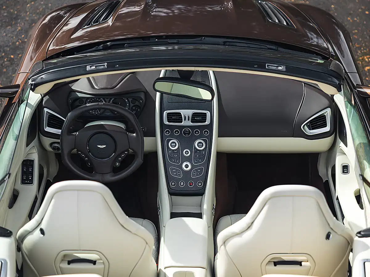 Used 2018 Aston Martin Vanquish Zagato Volante Cairngorm Brown - Interior and Exterior details 15