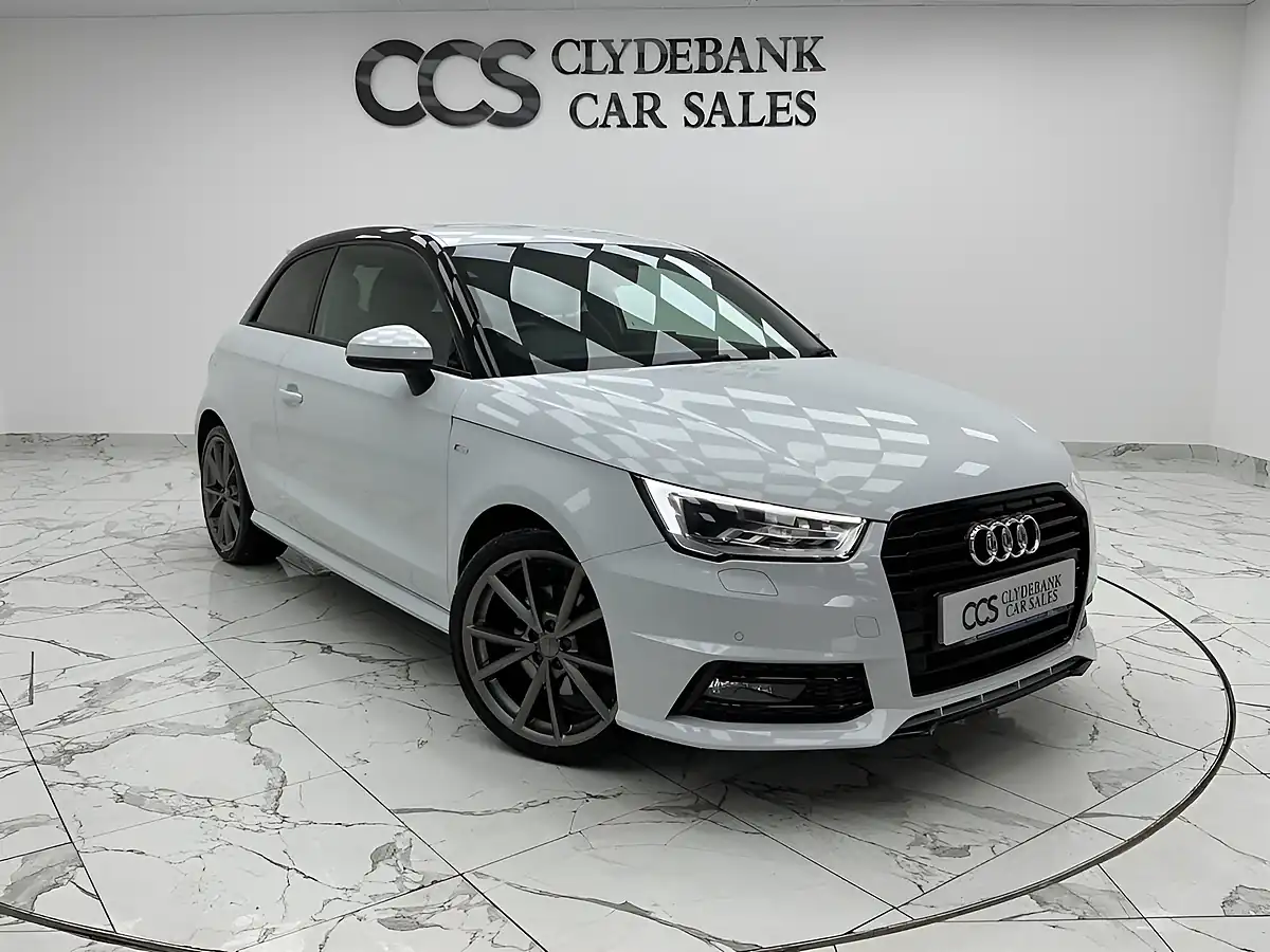 Used 2018 Audi A1 Black Edition Glacier White - Front View