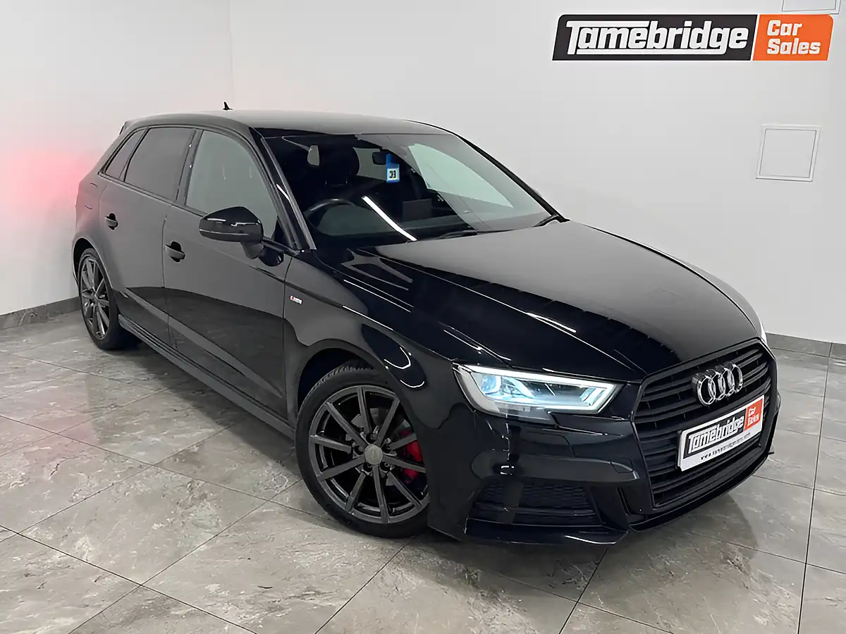 Used 2018 Audi A3 Black Edition Black - Front View