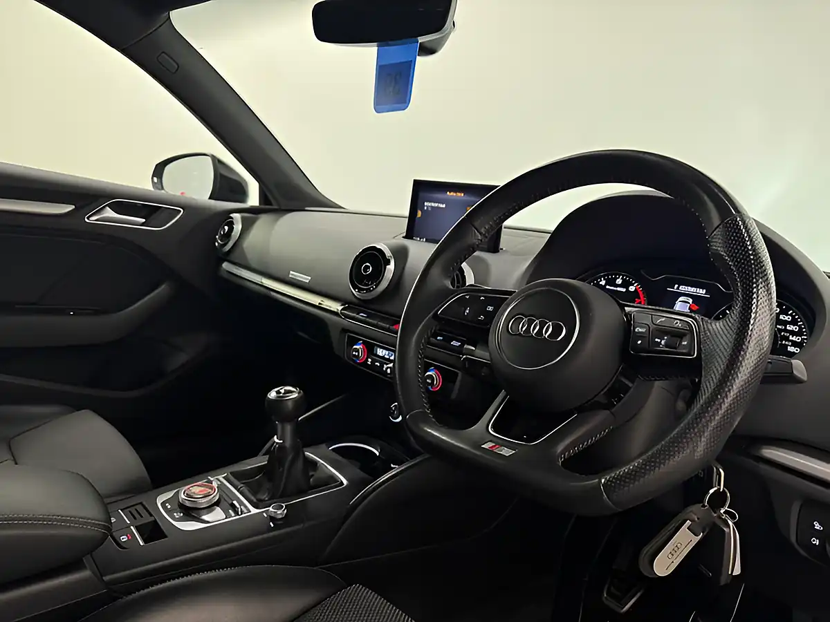 Used 2018 Audi A3 Black Edition Black - Interior and Exterior details 11